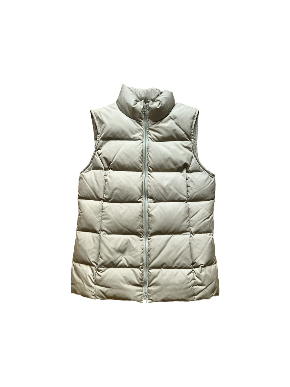 Vtg Y2K Gap Womens Down Puffer Vest M Olive Green Gorpcore Outdoor Granola Girl